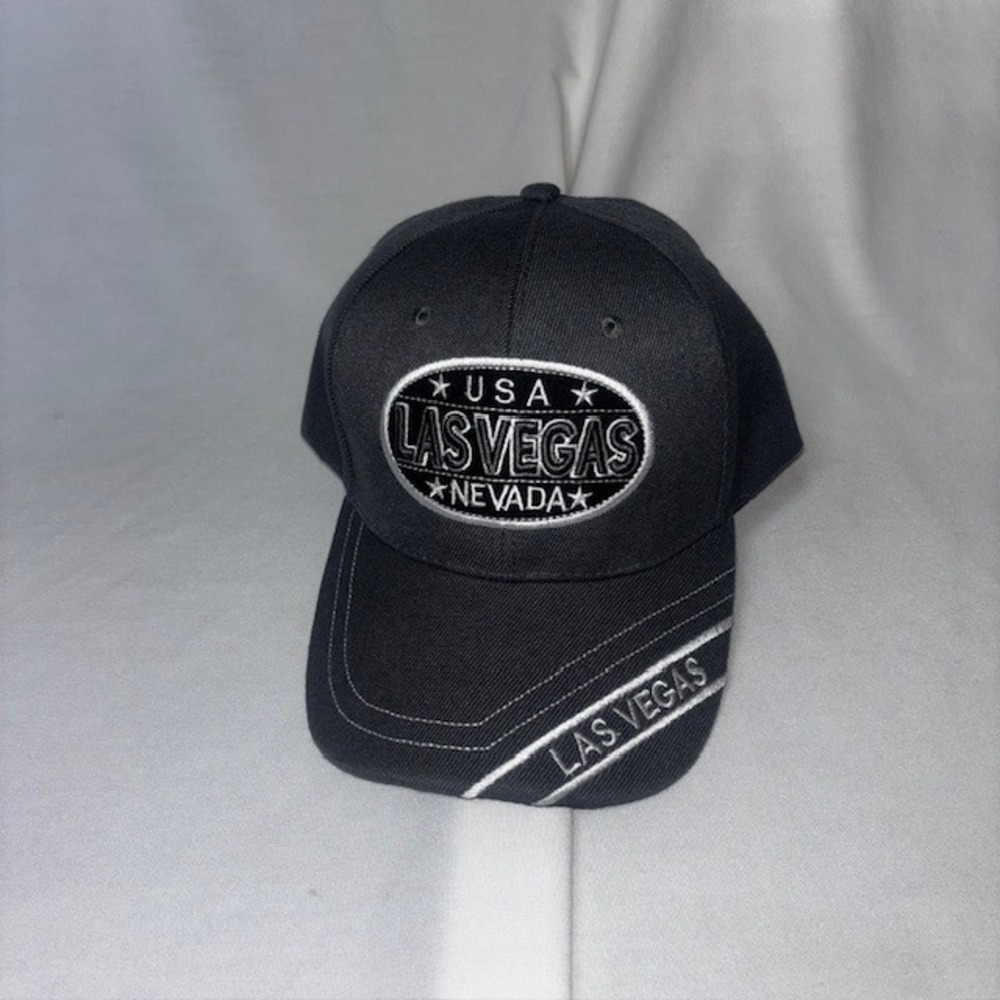 Las Vegas Nevada Hat Adjustable Baseball Cap Black USA Souvenir Snapback Style
